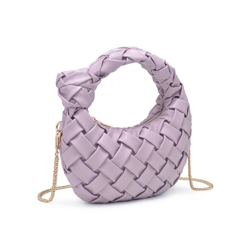 Nadia Woven Crossbody Lilac-Crossbody Bag-Urban Expressions-9.9 x 1.5 x 5.3 in (25.1 x 3.8 x 13.3 cm)-Urbanheer