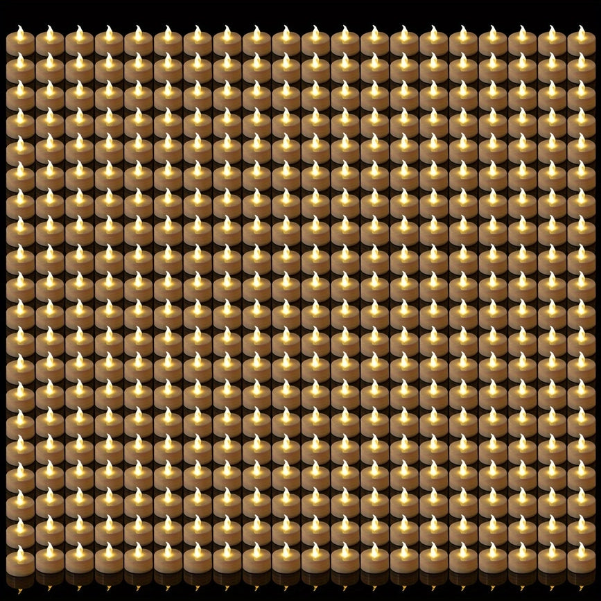 Nara Flameless Flickering Led Tea Light Candles-Home & Garden - Home Decor - Candles & Holders-NUMI Lamps-White-400 Candles-Urbanheer