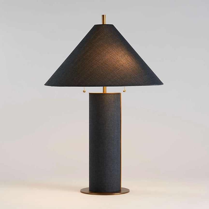 Nara Indigo Table Lamp-Table Lamp-NUMI Lamps-Blue-Urbanheer