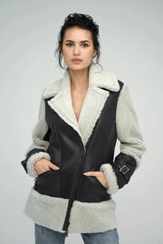 Natural Shearling Coat For Women grey-Coat-A&A Vesa-34-grey-Urbanheer