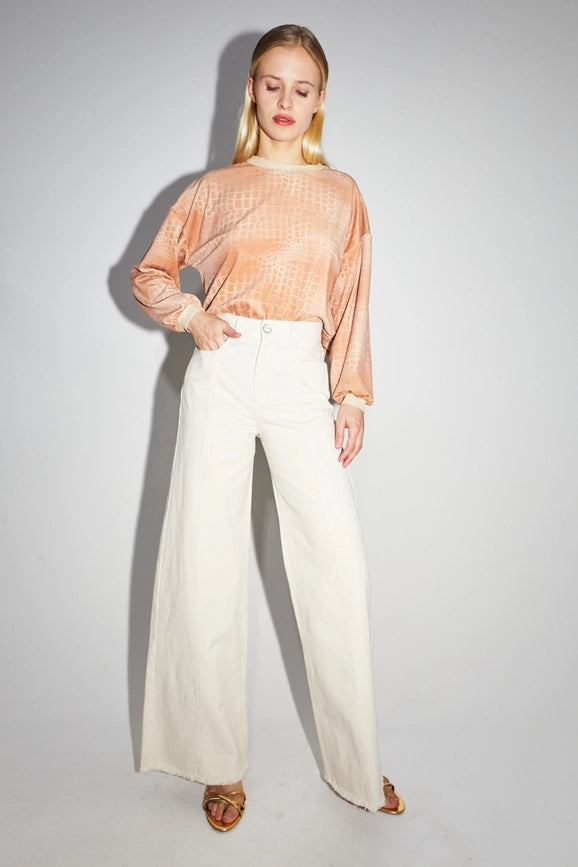 Natural Swiggy Palazzo Jeans-Jeans-IMPREVU-M-Urbanheer