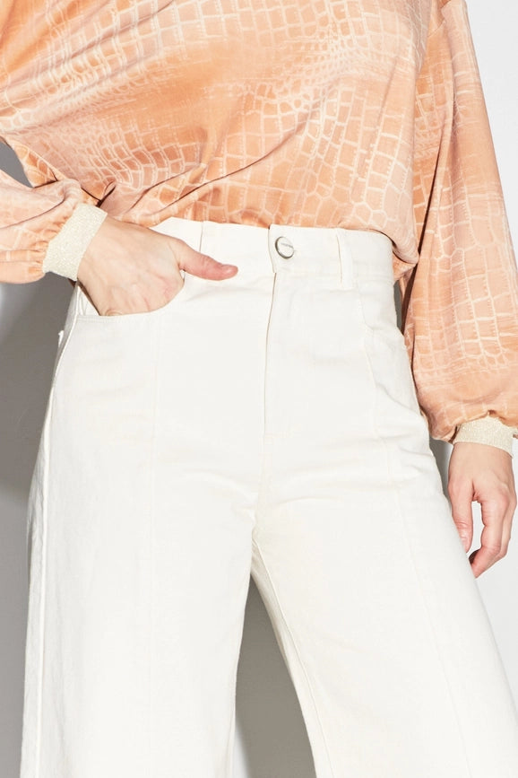 Natural Swiggy Palazzo Jeans-Jeans-IMPREVU-M-Urbanheer