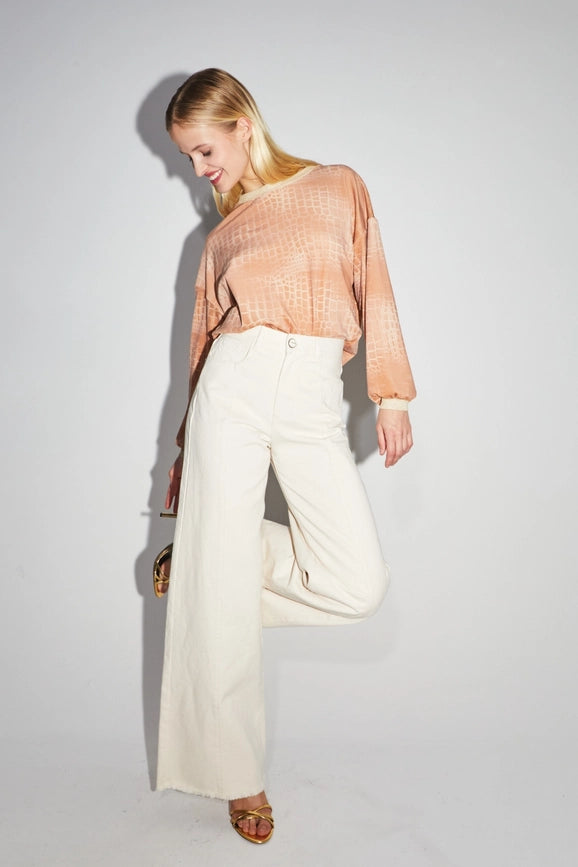 Natural Swiggy Palazzo Jeans-Jeans-IMPREVU-M-Urbanheer