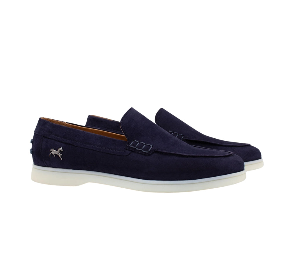Nautical Suede Loafers Navy-Loafers-Cavalinho Canada & USA-37-Navy-Urbanheer