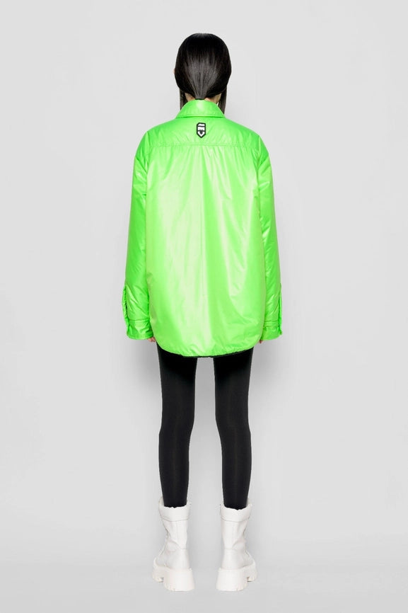 Nemesi PUFFER SHIRT-PUFFER SHIRT-MIRA VISIONARY-S-Green fluo-Urbanheer