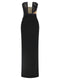 Nensi Dojaka Corsetted Draped Maxi Dress