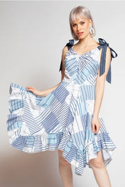 Neves Dress - Regatta Stripe-Dress-Eva Franco-4-Urbanheer