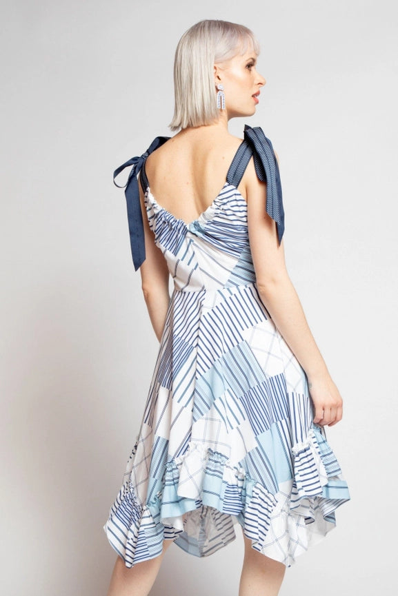 Neves Dress - Regatta Stripe-Dress-Eva Franco-4-Urbanheer