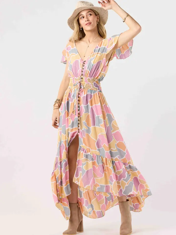 New Moon Maxi Dress Jigsaw-Dress-Tiare Hawaii-One Size-Jigsaw-Urbanheer