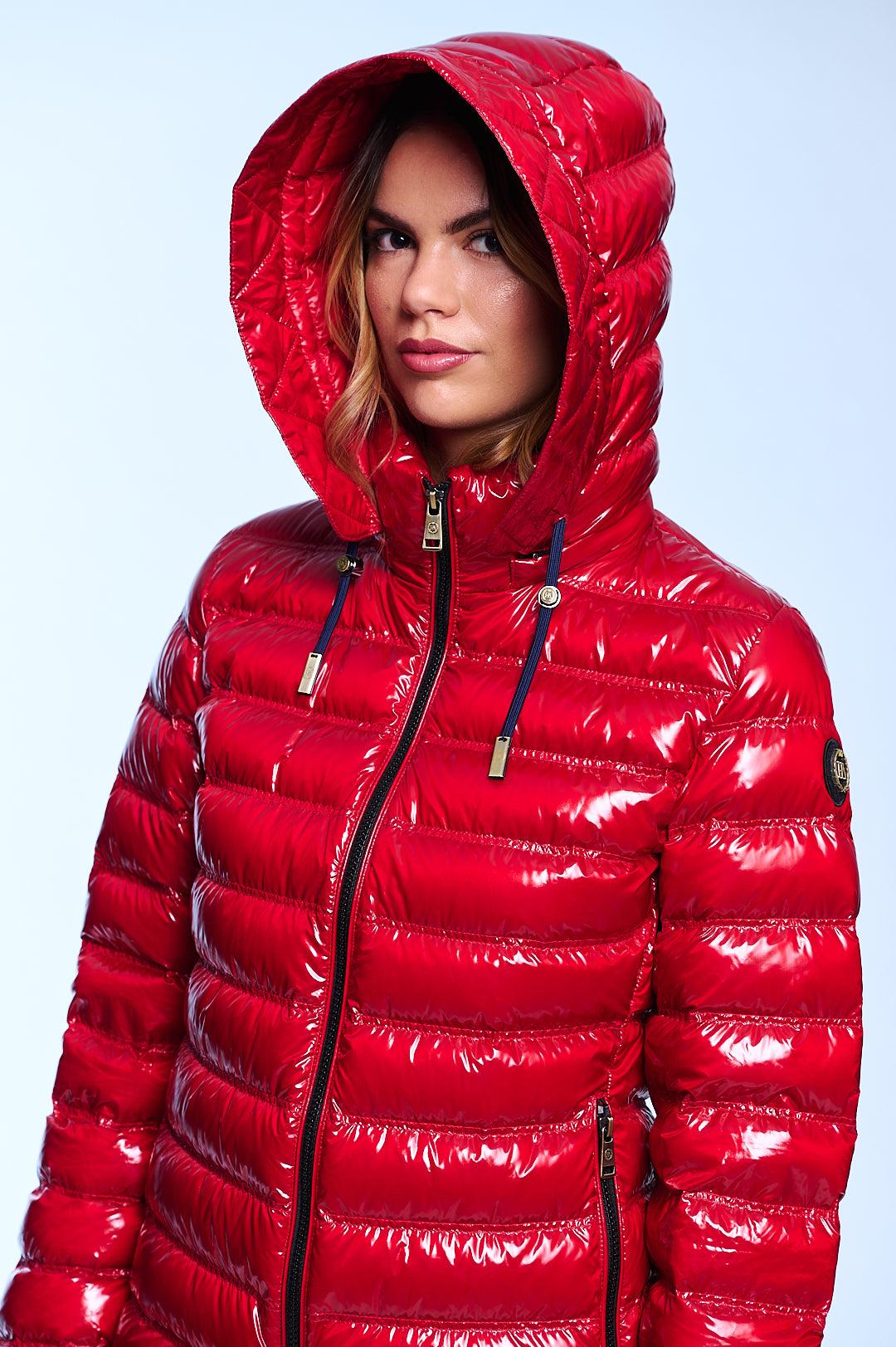 New Red Down Jacket Adara