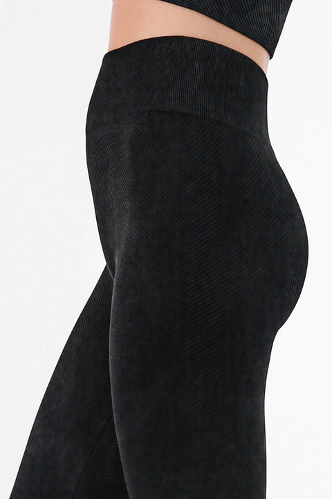 New Vintage Chevron High Waist Leggings-Clothing - Women-NIKIBIKI-xs-Vintage Sea Foam-Urbanheer