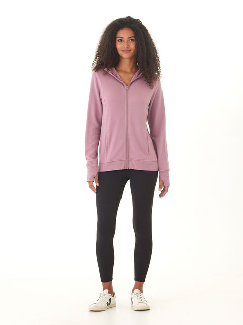 Neyra Feather Fleece Zip Hoodie