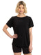 Nia Side Ruched Jersey Tee