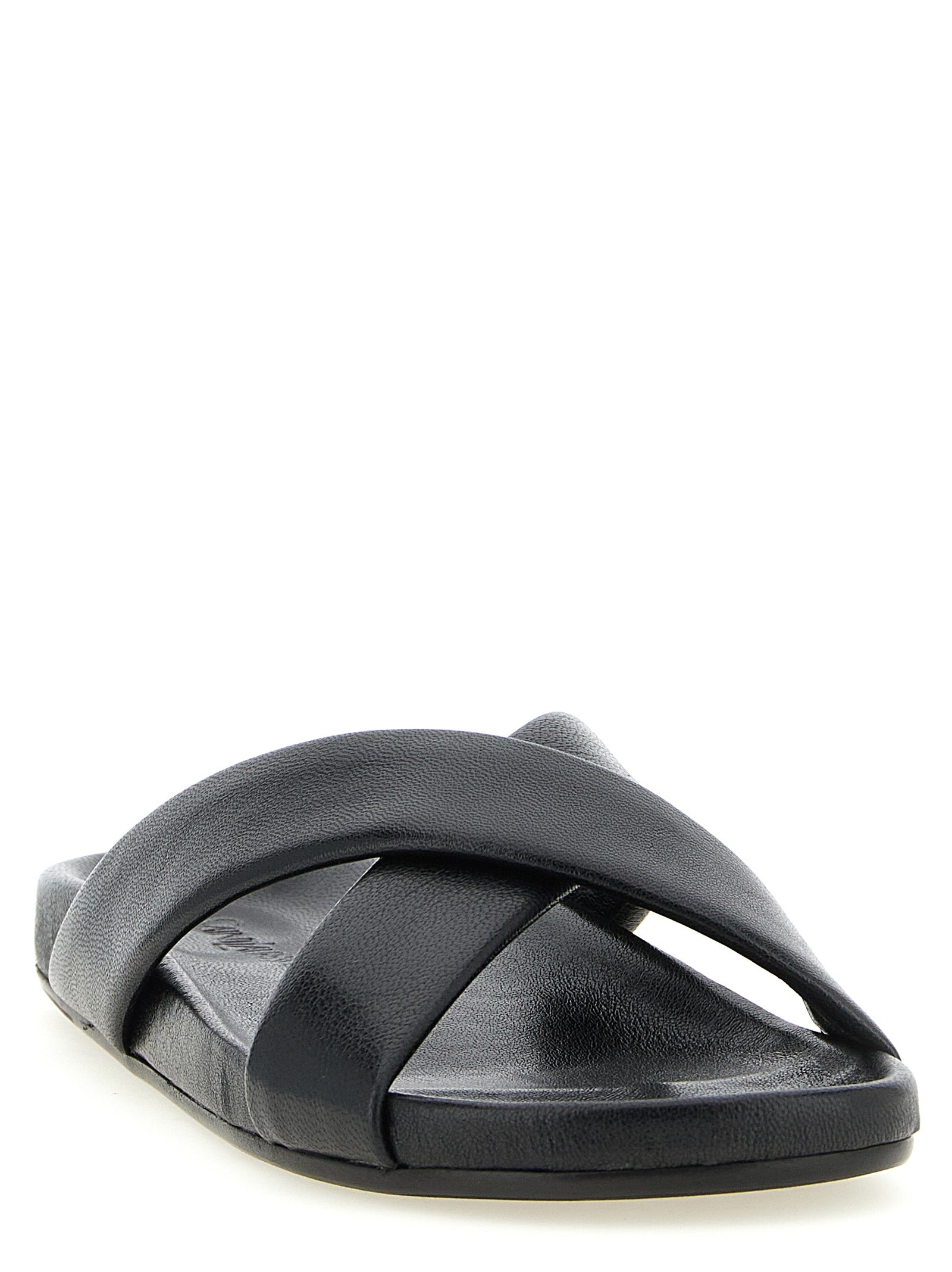 Nichols Leather Flat Sandals