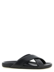 Nichols Leather Flat Sandals