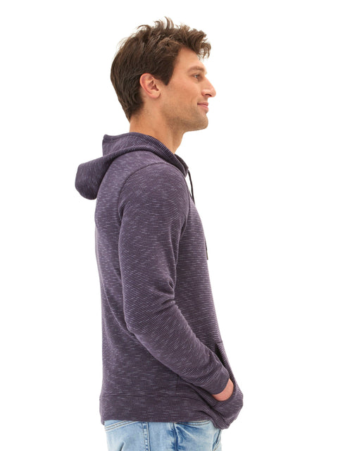 Nico Striped Terry Pullover Hoodie