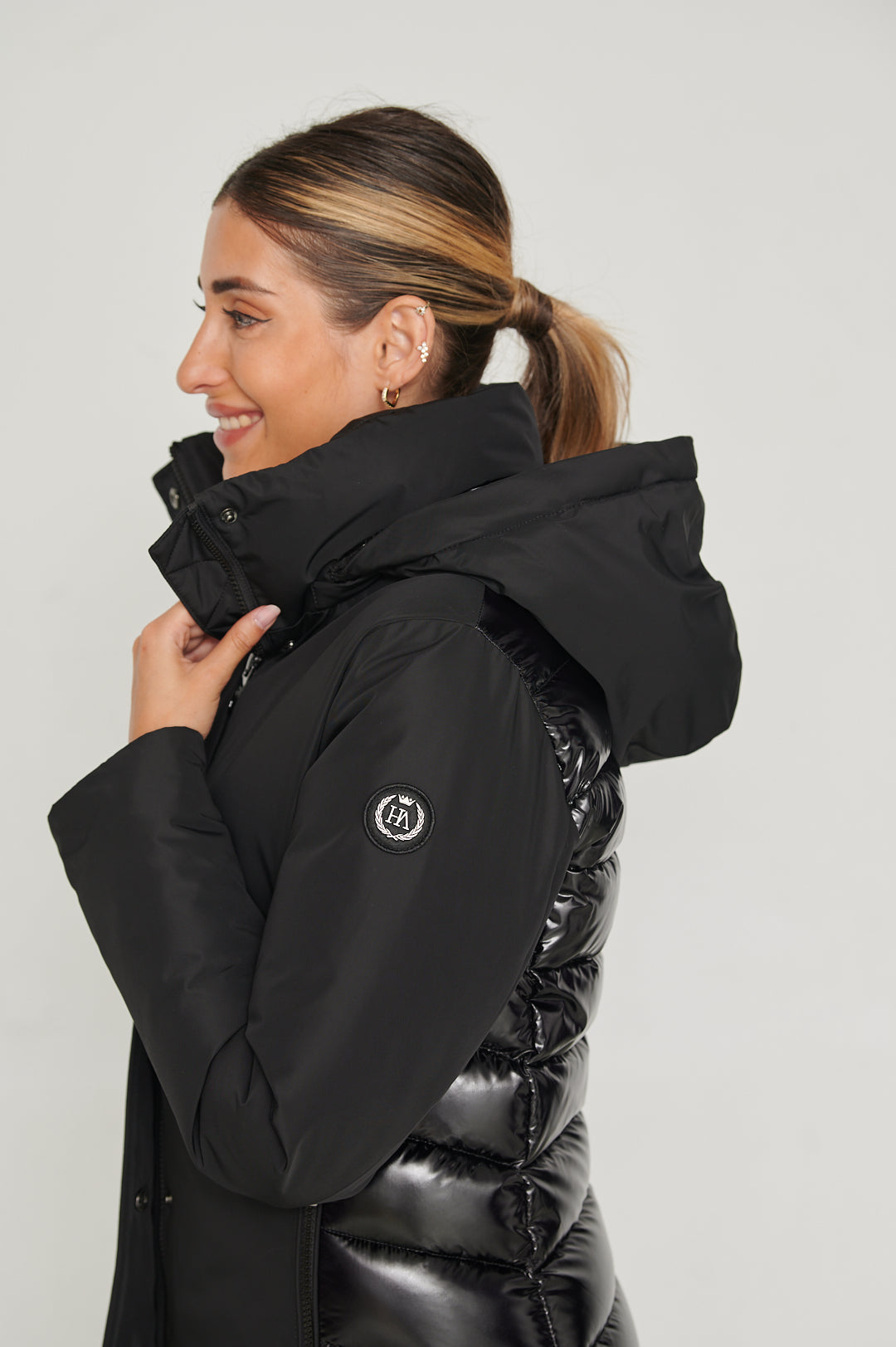 Nicole Women Puffer Jacket BLACK-Puffer Jacket-Henry Arroway-SHELL-XS-Urbanheer