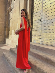 Night Halter Dress RED-Dress-Alliwant-S-RED-Urbanheer