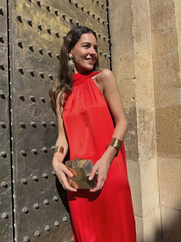 Night Halter Dress RED-Dress-Alliwant-S-RED-Urbanheer