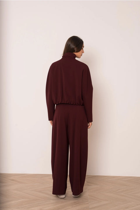 Nikki Short Jacket with A Mao Collar and Frog Fastenings