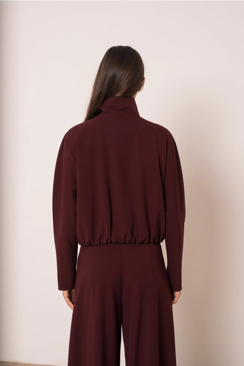 Nikki Short Jacket with A Mao Collar and Frog Fastenings