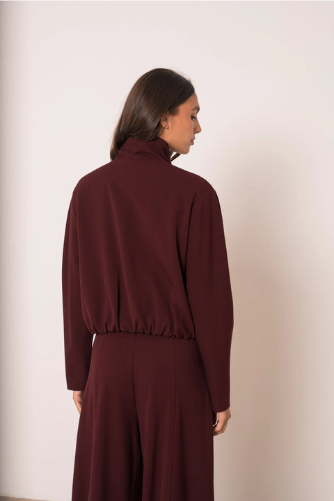 Nikki Short Jacket with A Mao Collar and Frog Fastenings