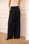 Nikki Wide-Leg High-Waist Trousers with Front Pleats