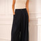 Nikki Wide-Leg High-Waist Trousers with Front Pleats
