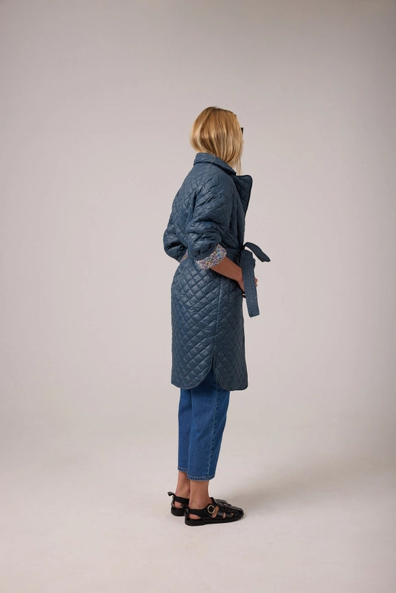 Nikoa Nylon Quilted Jacket - Graphite-Jacket-Lanhtropy-S-Graphite-Urbanheer