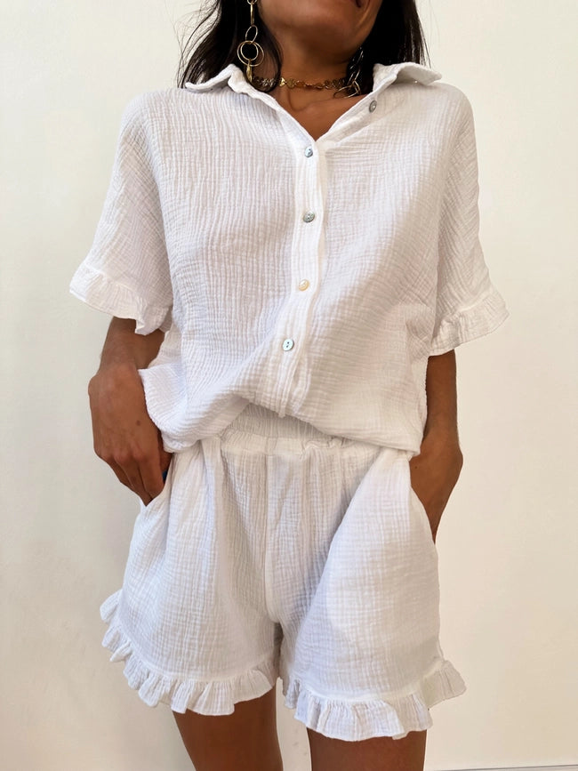 Nonna White Shirt-Shirt-MindTraveler-M-Urbanheer