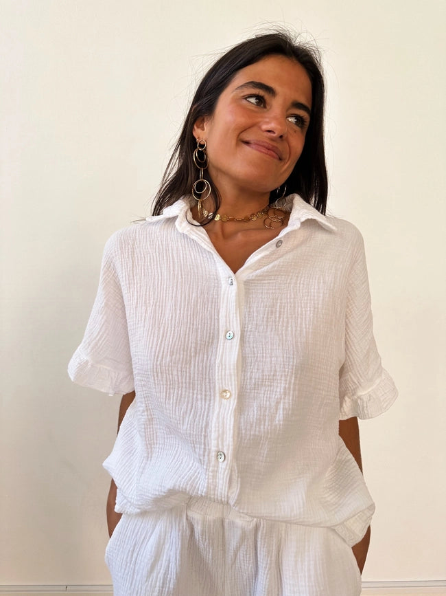 Nonna White Shirt-Shirt-MindTraveler-M-Urbanheer