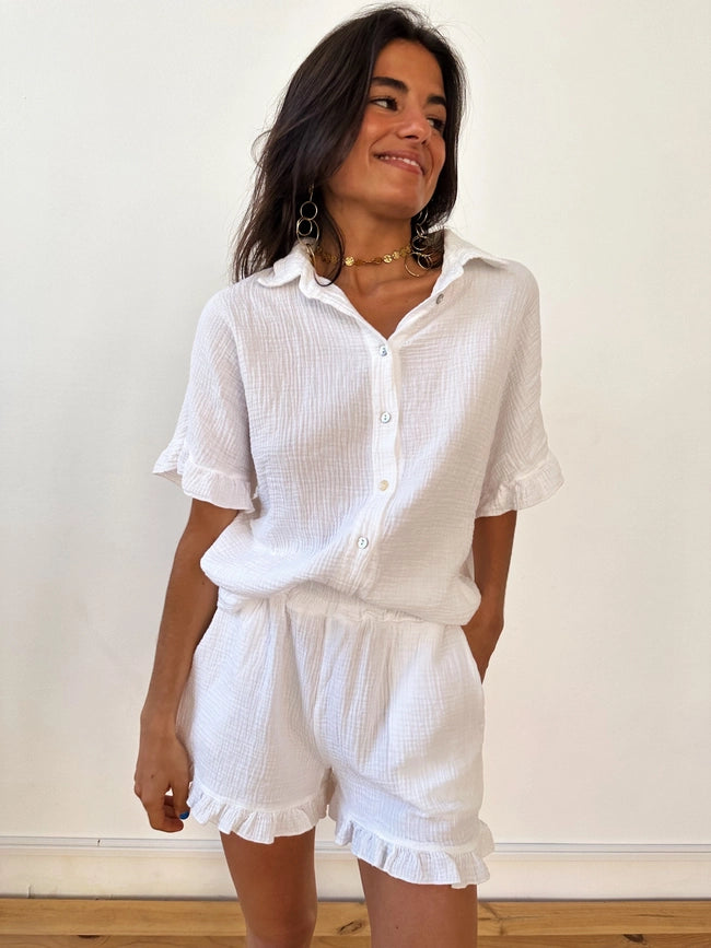 Nonna White Shirt-Shirt-MindTraveler-M-Urbanheer