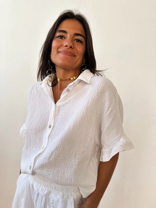 Nonna White Shirt-Shirt-MindTraveler-M-Urbanheer