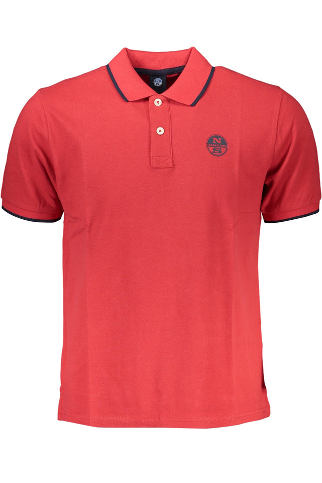 NORTH SAILS MEN'S RED SHORT SLEEVED POLO SHIRT-0