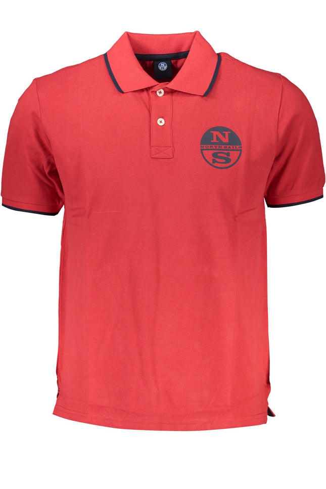 NORTH SAILS MEN'S RED SHORT SLEEVED POLO SHIRT-0