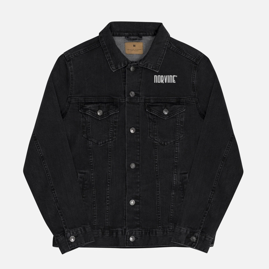 Norvine Denim Jacket black-Jackets-Norvine-S-black denim-Urbanheer