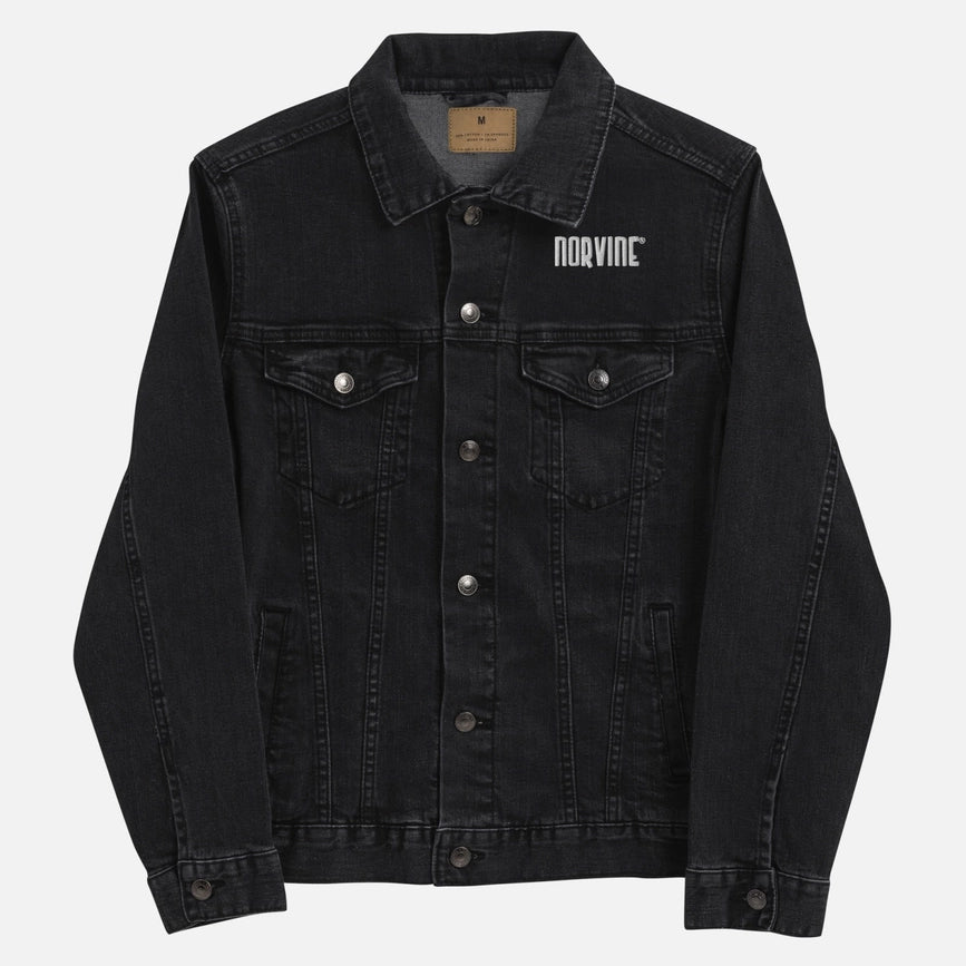 Norvine Denim Jacket black-Jackets-Norvine-S-black denim-Urbanheer