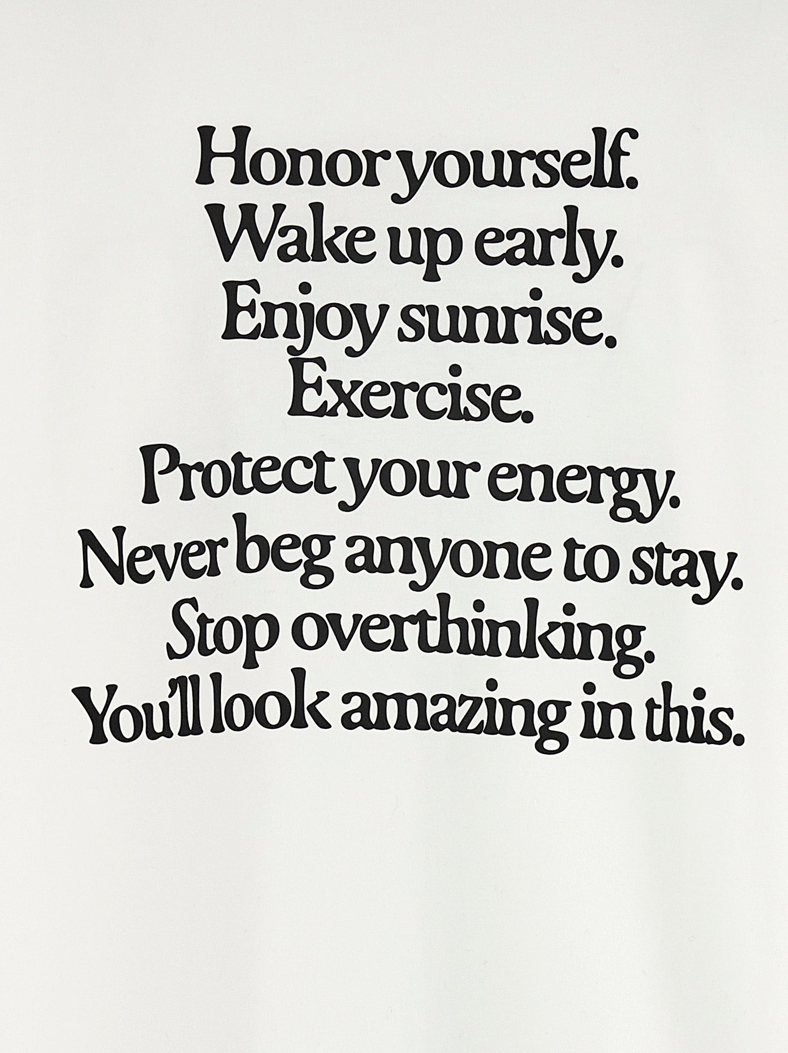 Not After Ten Manifesto T-shirt