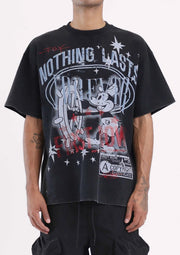 Nothing Lasts Forever Tee Black-Tee-First Row-S-Black-Urbanheer