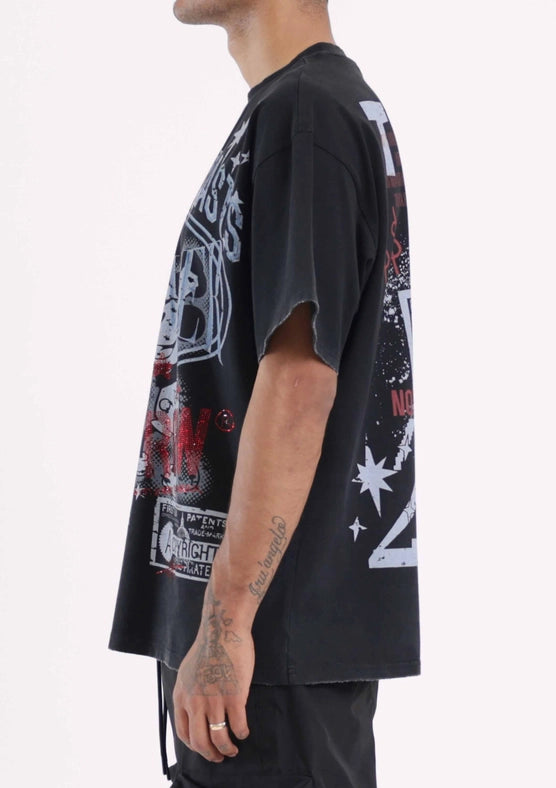 Nothing Lasts Forever Tee Black-Tee-First Row-S-Black-Urbanheer