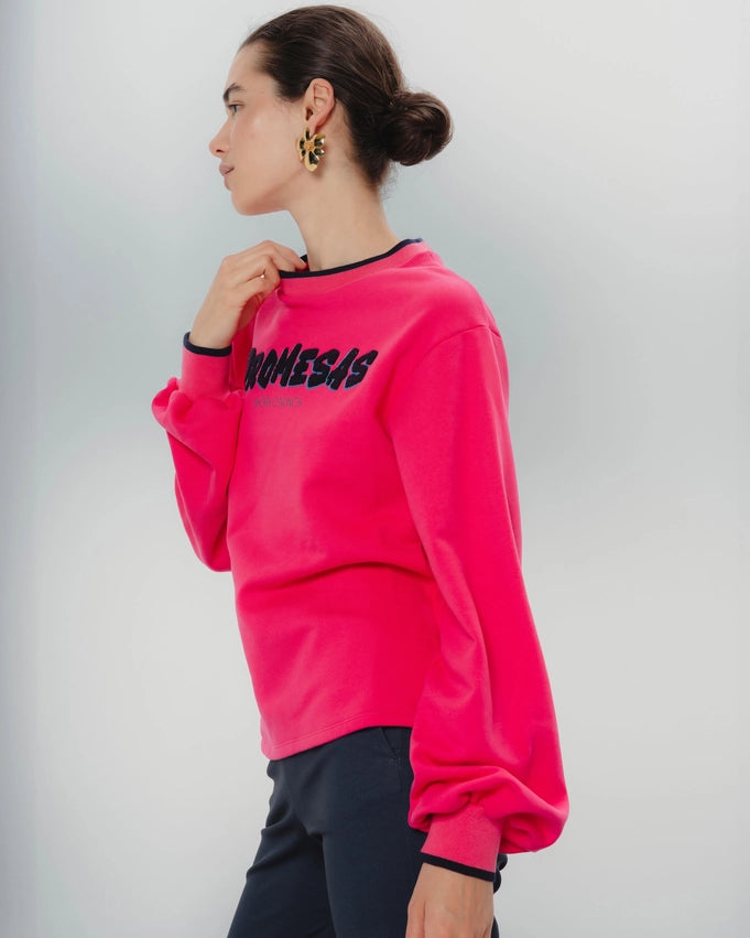 Now or Never Fuchsia Sweatshirt-Sweatshirt-Dolores Promesas-XS-Urbanheer