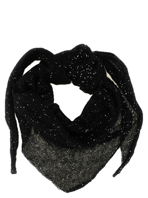 Nude Micro Sequin Scarf