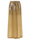 Nude Slit Skirt