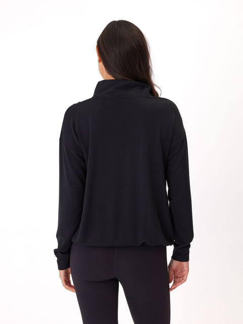 Nyla Feather Fleece Half Zip Pullover