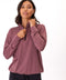 Nyla Feather Fleece Half Zip Pullover