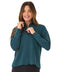 Nyla Feather Fleece Half Zip Pullover