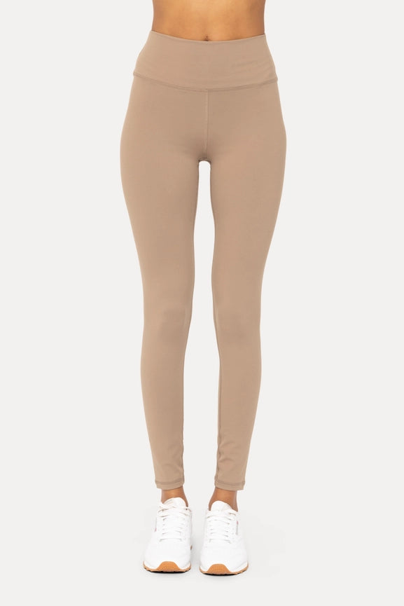 Nylon-Blend Essential Solid Leggings PINECONE-Leggings-Mono B-S-PINECONE-Urbanheer