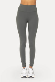 Nylon-Blend Essential Solid Leggings URBAN CHIC-Leggings-Mono B-S-URBAN CHIC-Urbanheer