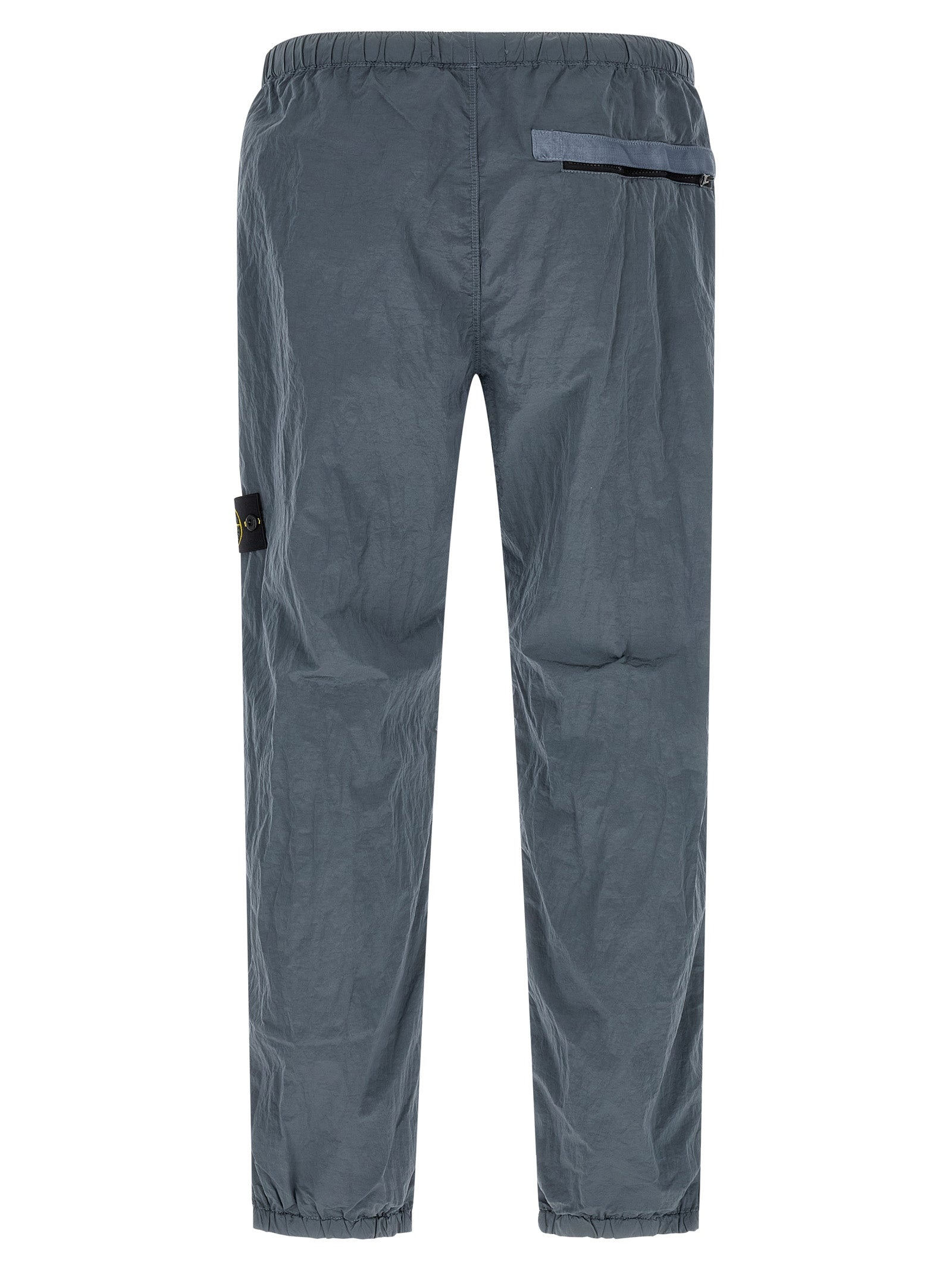 Nylon Metal Fabric Joggers with Elastic Cuffs