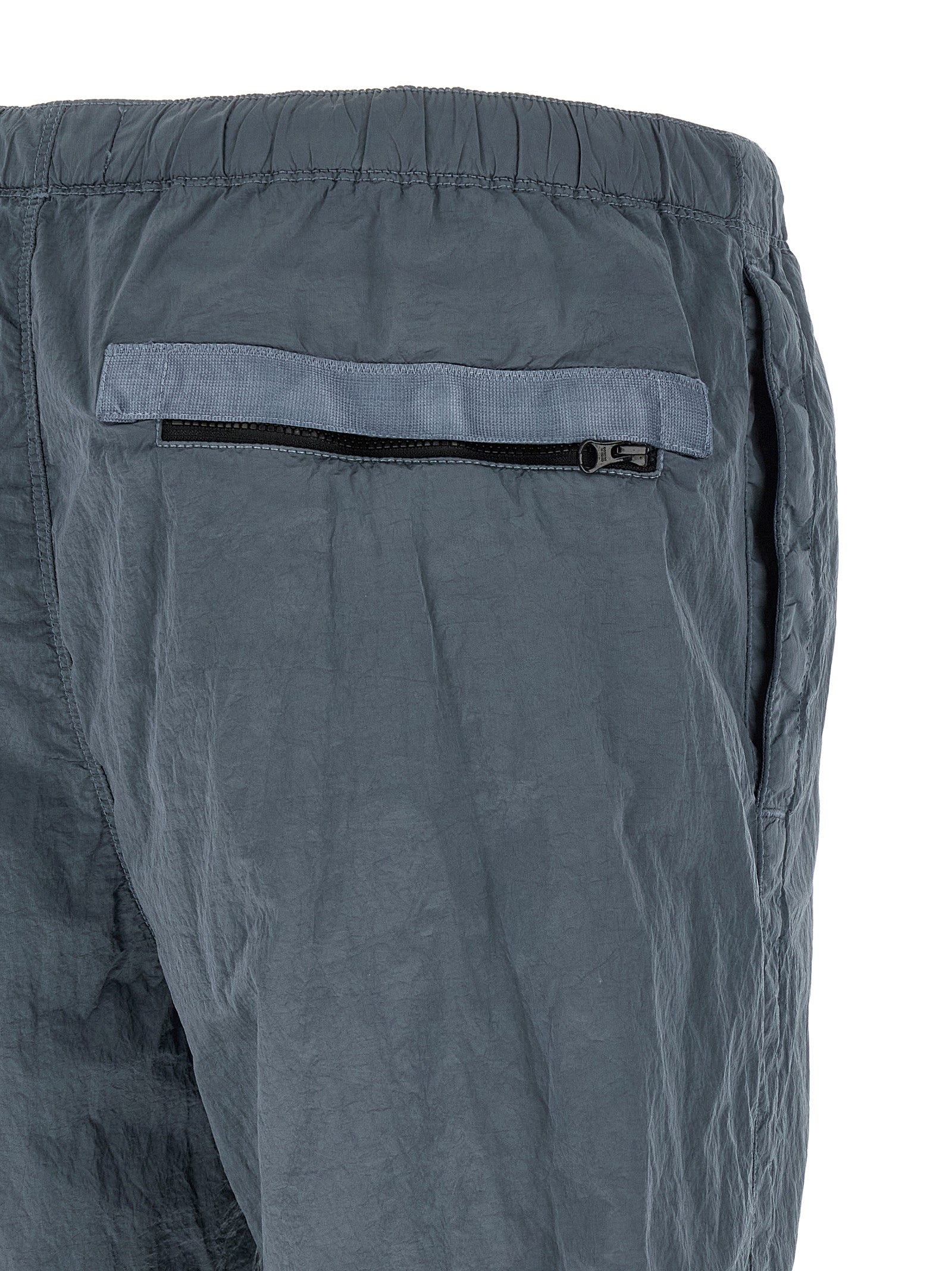 Nylon Metal Fabric Joggers with Elastic Cuffs